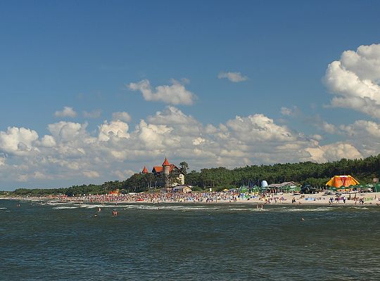 Szerokie plaże w łebie